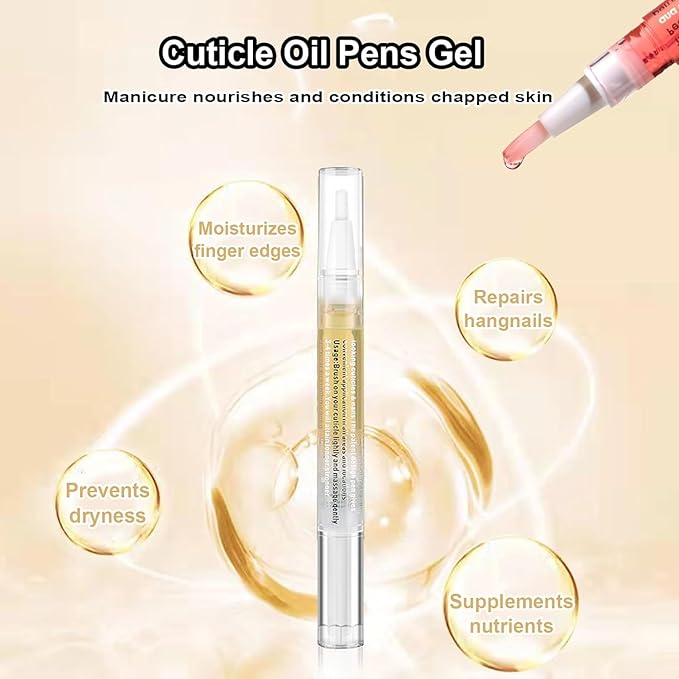 Natural Nail Growth Oil,Nail Growth Oil Pen,Cuticle Oil, Natural Growth Serum For Nails Moisturize -For Growth And Strength, Nail Strengthener For Damaged Nails (Pineapple oil, 0.18 / Fl Oz)