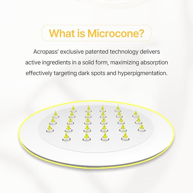 ACROPASS Spot Care Microcone for Dark Spots - Targeted Post-Blemish Treatment Patch, Dermatologist Approved & Gentle on Skin, Cruelty-Free (6 Patches + 6 Cleansers)