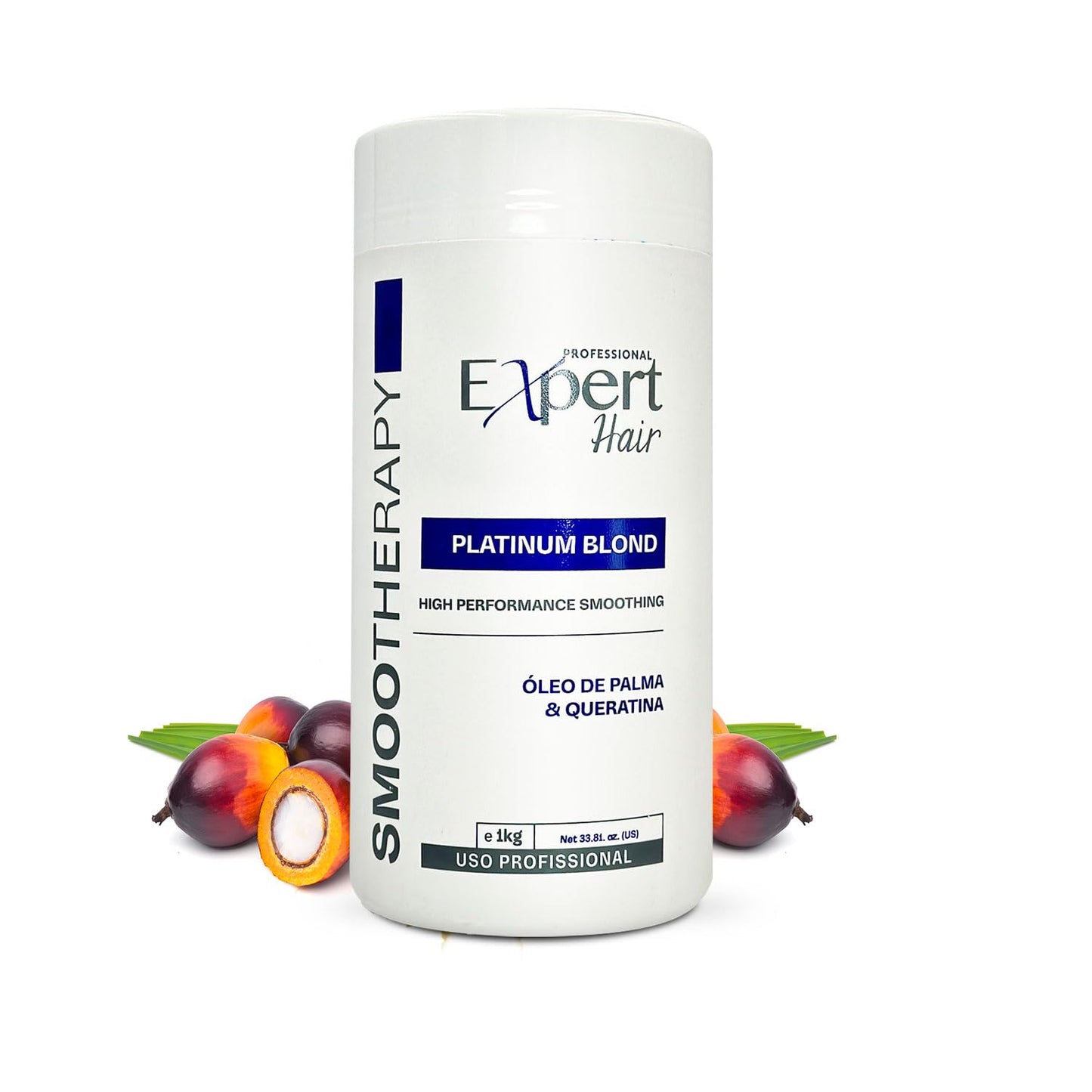 Platinum Blond, Botox Hair Treatment- Straightening, Anti-Frizz, Botox Capilar Para El Cabello- Neutralize yellow tones -Queratina para Alisar el Cabello, Cirugia Capilar para el Cabello (1kg/35.3 oz)