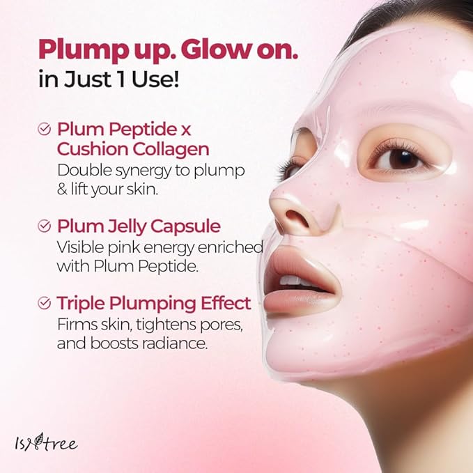 IsNtree Plum Peptide Plumping Gel Mask 30g*4ea