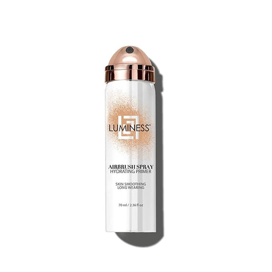 LUMINESS Airbrush Primer Hydrating Spray - Primes, Hydrates and Smooths Skin Texture for The Ultimate Canvas for Foundation Application - Hydrolyzed Silk & Hyaluronic Acid - 1.66oz