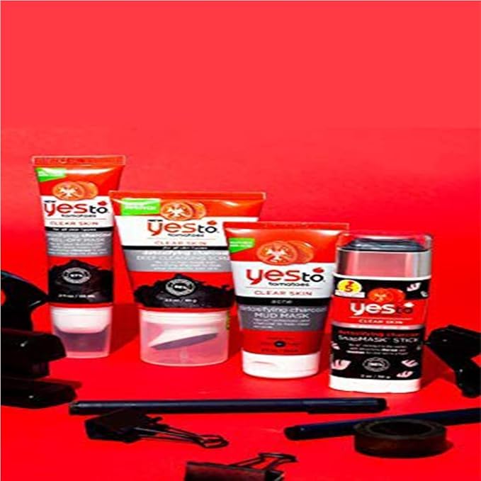 Yes To Tomatoes Detoxifying Charcoal Peel Off Face Mask, 2 Fl.Oz