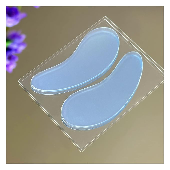 Silicone Eye Patch Reusable Under Eye Patches Sticky Lash Lift Cover Shield Eyelash Extension Mask 6 Pair Lower Lash Isolation Pads For Sensitive Skin During Perm Lamination Lash Extension Remover