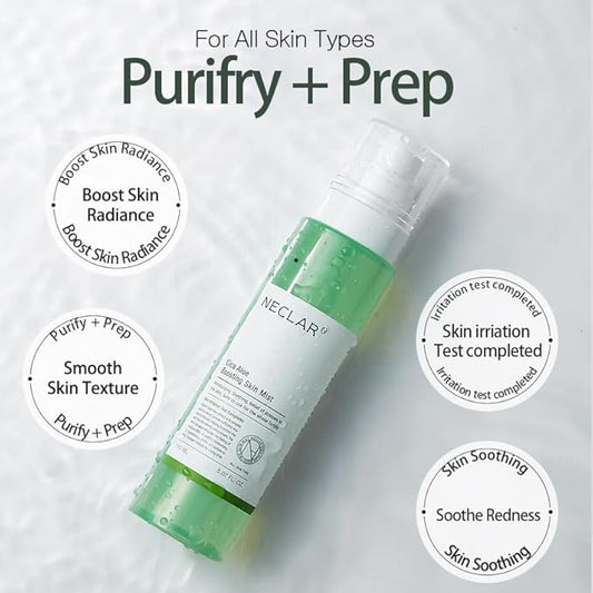 Aloe Vera and Centella Asiatica Toner Mist Spray - Korean Hydrating Skincare Toner - Face Mist for redness and dryness