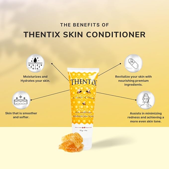 Skin Conditioner, 4oz - Gentle Moisturizer for Face & Body, Nourishes Sensitive Skin