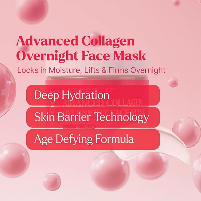 PROOT Collagen Night Cream | Collagen Face Cream | Collagen Jelly Cream | Overnight Collagen Night Cream | Overnight Collagen Face Mask | High Performance Korean Skincare | 2.7 oz