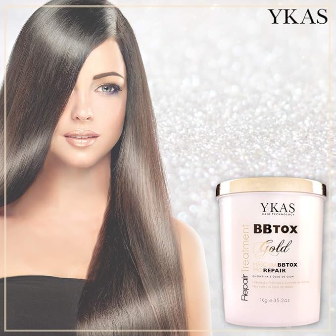 BBTOX Gold Hair Repair Treatment | Volume Control | Pro Repair Mask Keratin and Ojon Oil 1KG