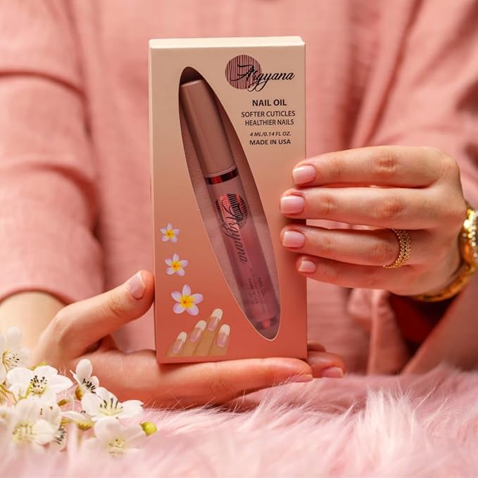 Cuticle Oil Pen for Nails - Nail Growth Oil W/Argan & Castor Oil – Nail Oil Cuticle Pen Treatment for Dry, Peeling, Breaking, Thin and Damage Nails – Jasmine Scented (4 ml)