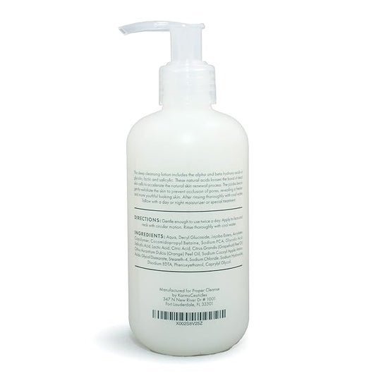 Proper Cleanse AHA/BHA Exfoliating Cleanser with Jojoba Oil 8 oz