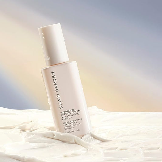 SHANI DARDEN SKIN CARE Hydration Peptide Cream, Rich Oil-Free Face Moisturizer for Dry Skin, Up To 72 Hours of Hydration Without Clogging Pores, 2.5 fl oz - Face Cream