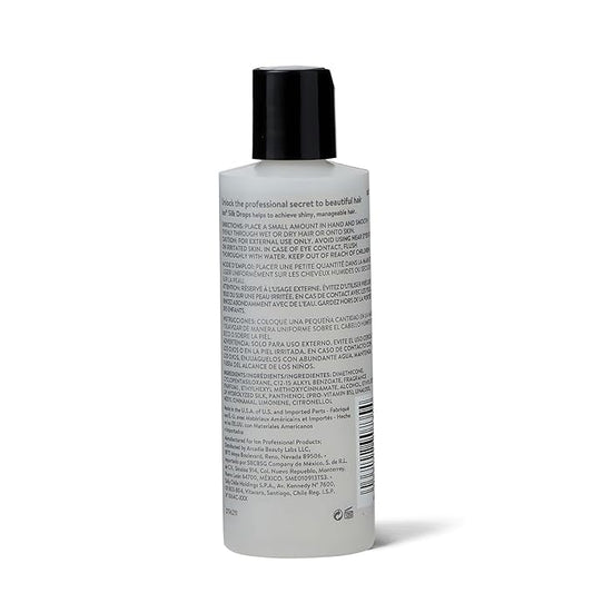 ion Silk Drops, Adds Shine & Softness, Lightweight Formula, Frizz Control, Infused with Silk Protein