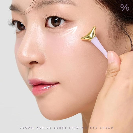 leegeehaam Dr.Ceuracle Vegan Active Berry Firming Eye Cream with Applicator (32g / 1.12 oz.) - Hydrating Resveratrol Eye Treatment for Dark Circles and Puffiness