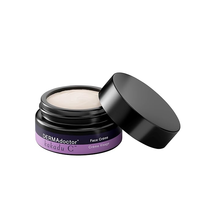 DERMAdoctor Kakadu C Dermatologist Formulated Vitamin C Face Creme, Moisturizing Cream for Dry Dull Skin - 1 oz