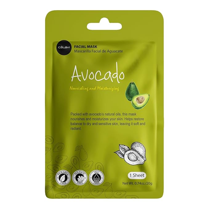 celavi Essence Facial Face Mask Paper Sheet Korea Skin Care Moisturizing 6 packs for each 6 flavors (New) K-Beauty Skincare 36 masks in a pack Made in Korea