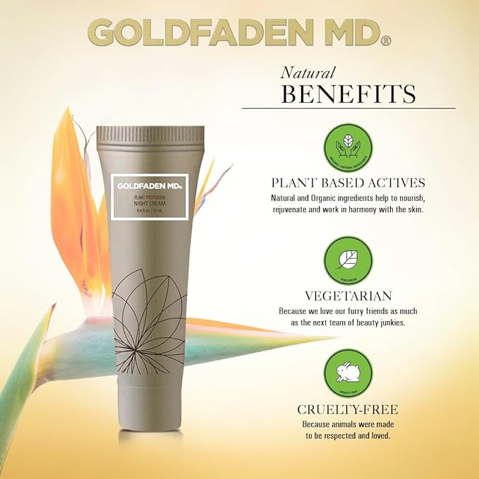 GOLDFADEN MD Plant Profusion Regenerative Night Cream 0.4 Fl Oz