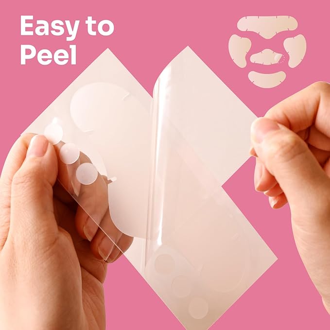 Conkote Acne Patches for Face, Large Pimple Patches to Absorb Acne Gunk from T-Zone, Cheeks, and Chin, Invisible Spot Treatment for Breakouts and Blemishese, 5 Count