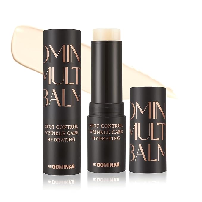 Korean Multi Balms Stick (Pack of 2/0.24 oz*2) Facial Moisturizer, Lip Balm, Eye Cream, Neck Cream for Wrinkles/Fine Lines. CoQ10, Niacinamide & Ceramide | Korean Skin care