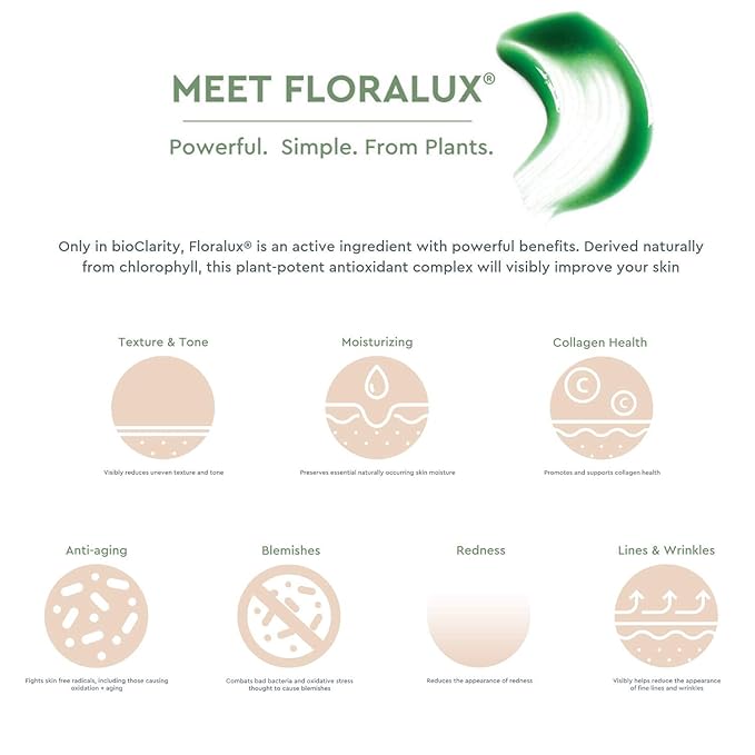 BioClarity Zen Ultra-Calming Serum | Ultracalming Serum for Redness-Prone Skin | 100% Vegan | Calm, Soothe, and Soften Face | Contains Floralux Naturally made from Chlorophyll | 1.7 fl. oz (Pack of 3)