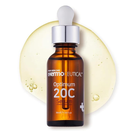 tHermoCEUTICAL Optimum 20C Serum - Pure Vitamin C Serum Enrichment, Radiance Boost, Even Skin Tone, Enhances Elasticity, Luminosity, Rapid Absorption, Irritation-Free, 1.05 fl. oz