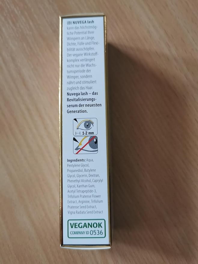 Nuvega Lash - Vegan Eyelash Serum & Eyebrow Serum Set I Longer Eyelashes in 4-6 Weeks I Lash and Eyebrow Growth Serum I Made in Germany I 1ml & 3ml