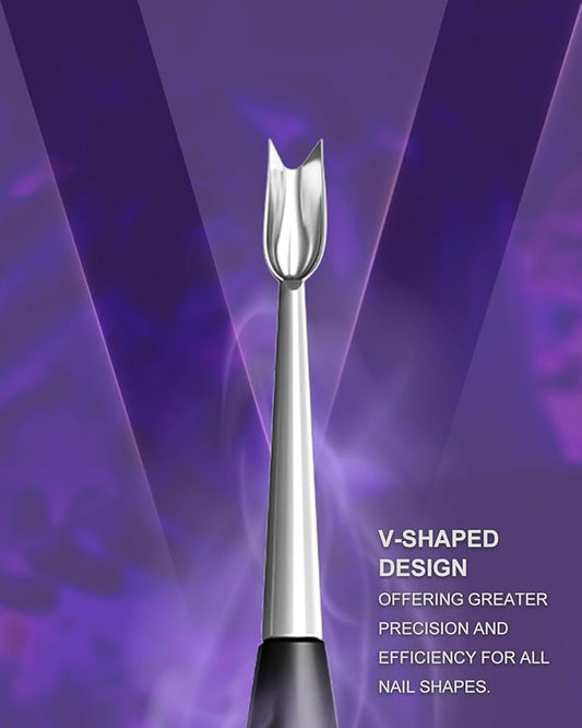 Cuticle Remover Cutter Fork for Cuticle, Hangnail, Side Nails
