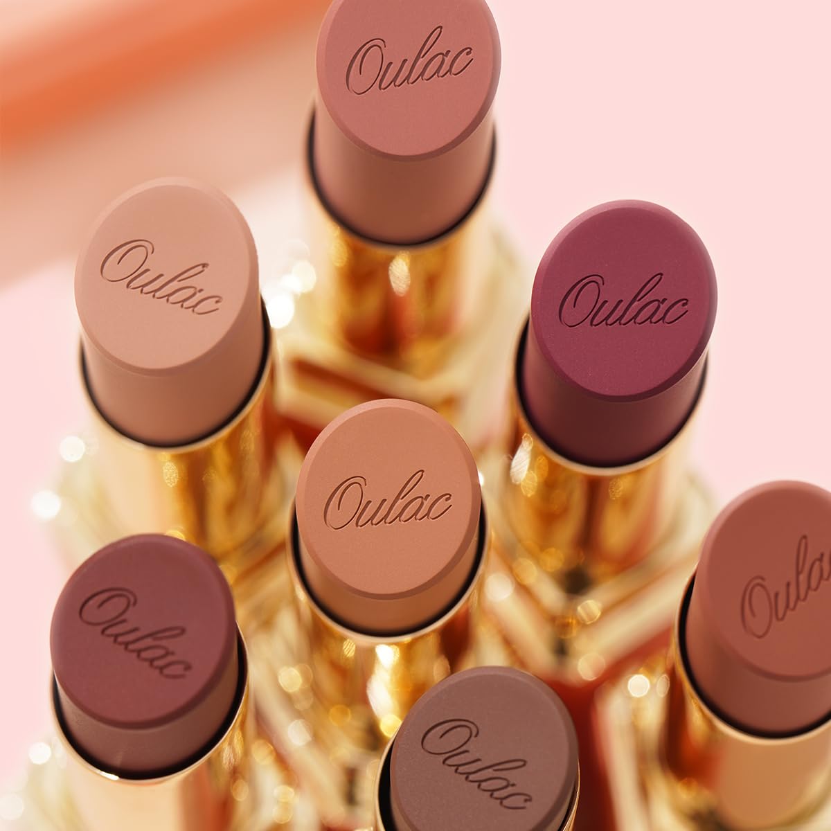 Oulac Color Rich Satin Lipstick - Light Brown Full Coverage Lip Color, Creamy Silky-Smooth, Moisturizing, Satin Matte Finish, Infused With Shea Butter, Vegan & Clean Beauty, 4g, SG10 Bailey