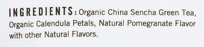 Allegro Tea, Organic Pomegranate Green, Loose Leaf Tea, 0.75 oz