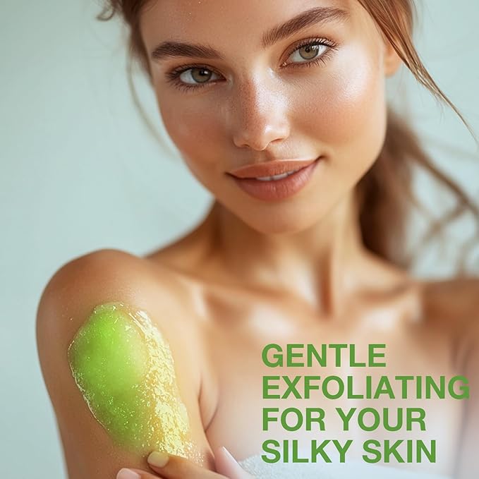 Tea Tree Body Scrub, Sugar Scrub for Body, Exfoliating Body Scrub for Smooth and Moisturized Skin, Natural Gifts for Women, 9.52oz