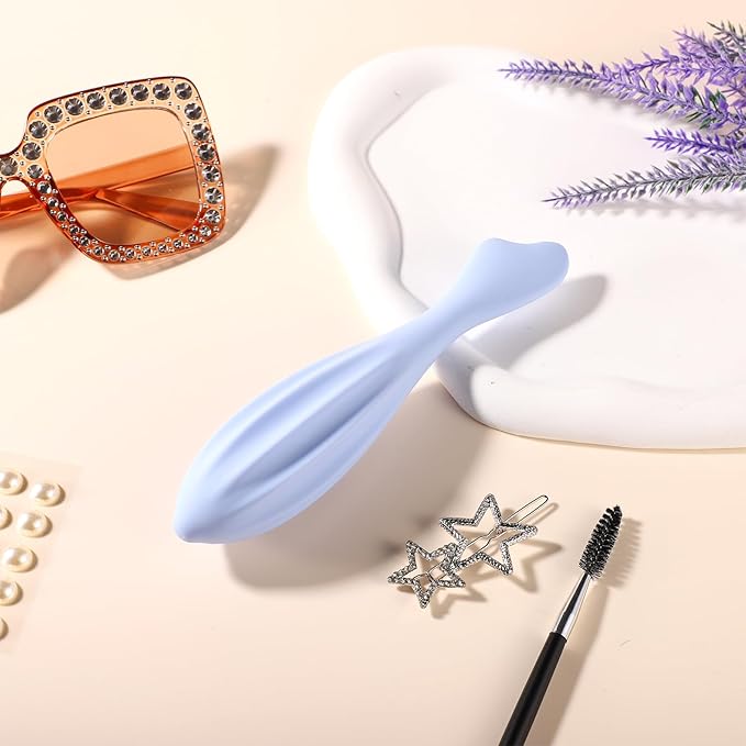 Facial Massage Roller, 6.99x1.1x0.43in Face Roller Skin Care Silicone Face Massage Tool Face Massage Stick Body Relax for Women Face Massager(Blue)