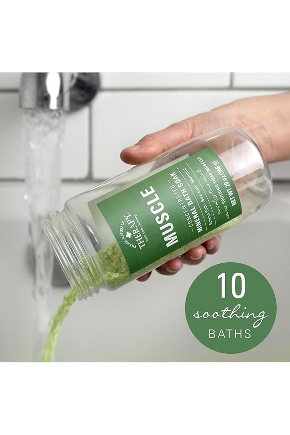 Village Naturals Therapy Aches & Pains Mineral Bath Soak 20 oz