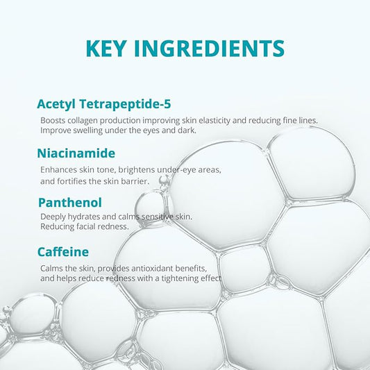 Re.SPN Peptide Firming Roller Eye Serum, Niacinamide, Panthenol, Caffeine | Self-Care, Vegan, Intense Hydration | Korean Eye Serum with Guasha, Glass Skin, Korean Skin Care(20ml/0.67 fl oz)