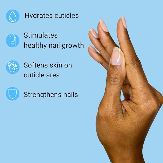 Kaiann Nail & Cuticle Oil - Fragrance Free, Ingredients include Jojoba Oil and Vitamin E and B, Cuticle & Nail Strengthener - Cuticle Softener - Pump Applicator 1oz