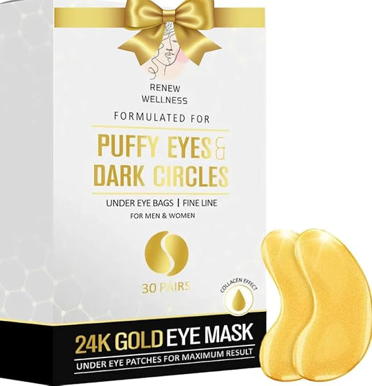 24K Gold Eye Mask 30 Pairs