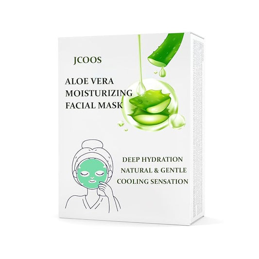 Jcoos Facial Mask Making Kit, Aloe Vera Moisturizing Facial Mas, Face Mask, Mixing, Birthday Gifts Set for Women