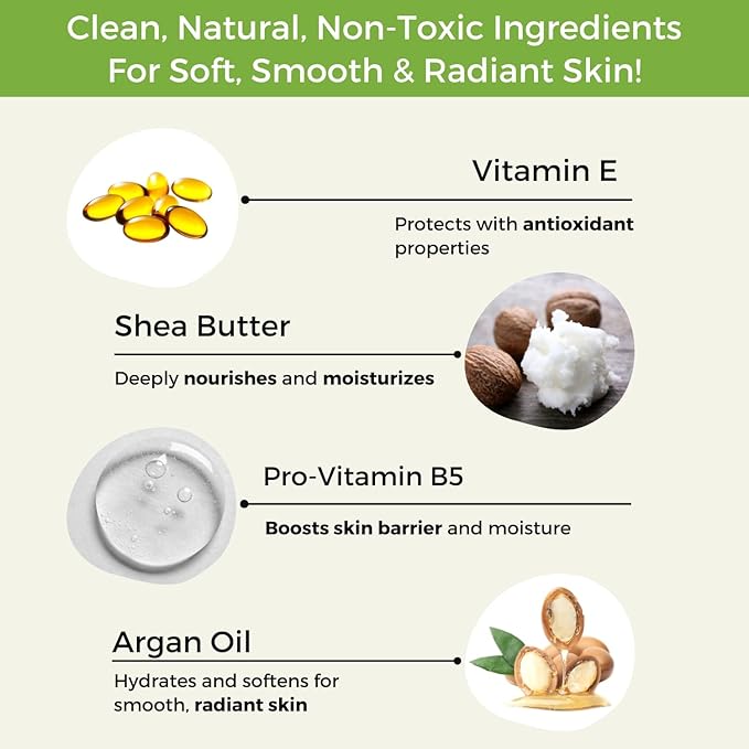 RaGaNaturals Natural Unscented Body Lotion for Dry Skin with Shea Butter and Vitamin E & B5 - Hydrating, Nourishing, Fragrance Free Hand Moisturizer With Organic Essence - For Women, Men, Kids - 8 Oz