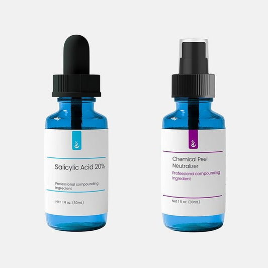 Pure Original Ingredients Salicylic Acid 20% Solution with Neutralizer (30 mL each), Glass Dropper