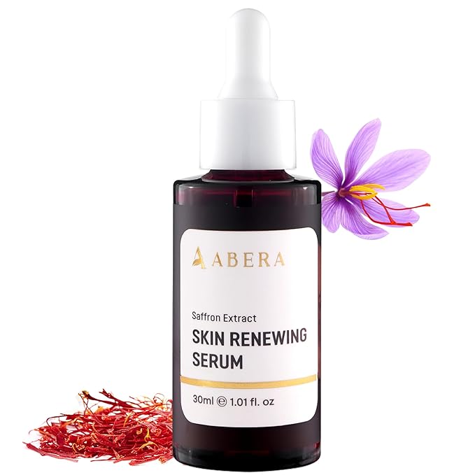 Abera Skin Renewing Serum, Melasma Treatment For Face, High-Performance Anti-Aging, High Potency Saffron Extract, Hydrating Serum,1.01 Fl Oz