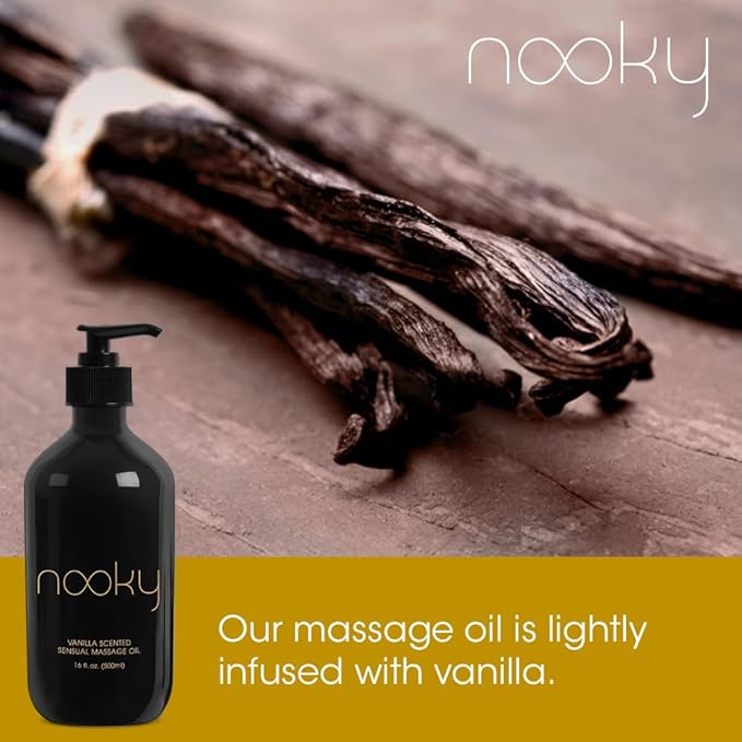 Massage Oil with Premium Natural Ingredients. Relaxing Essential and Sweet Almond Oils for Massaging 16 Ounces