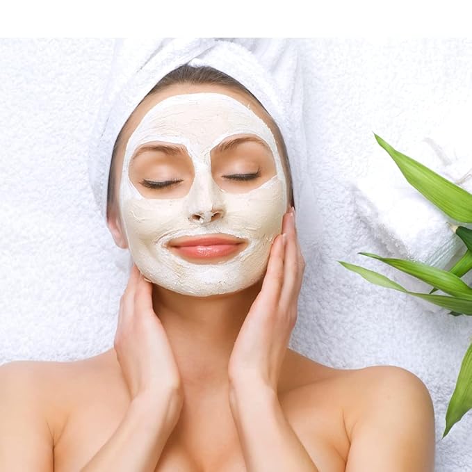 HalalEveryday White Kaolin Clay Powder | 2 pound | Cosmetic Grade | 100% Natural | DIY Facial Mask for Spa | Cleans & Detoxifies Skin | Evens out Skin Tone | Soap Making & Bath Bombs