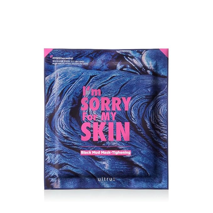 I'M SORRY FOR MY SKIN - Black Mud Mask - Tightening 10Pcs