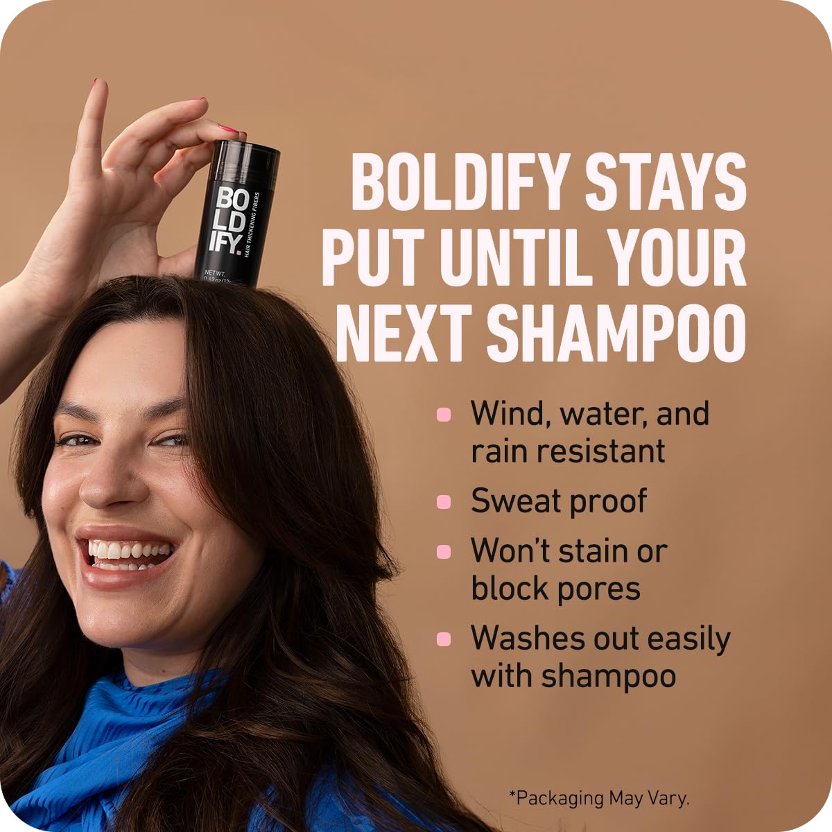 BOLDIFY Hair Fibers (28g) - Fill In Thinning and Fine Hair for an Instantly Fuller, Thicker Look - 14 Shades for Women & Men - White