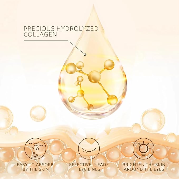 30 Pairs Under Eye Patches, 24k Gold Under Eye Mask For Puffy Eyes,Dark Circles,Bags, Nourishing Collagen Under Eye Gel Pads,Reduces Wrinkles,Revitalises and Refreshes Your Skin