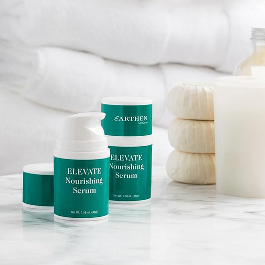 Elevate Nourishing Serum with Hyaluronic Acid, Vitamin C, Resveratrol (1.58 oz.)