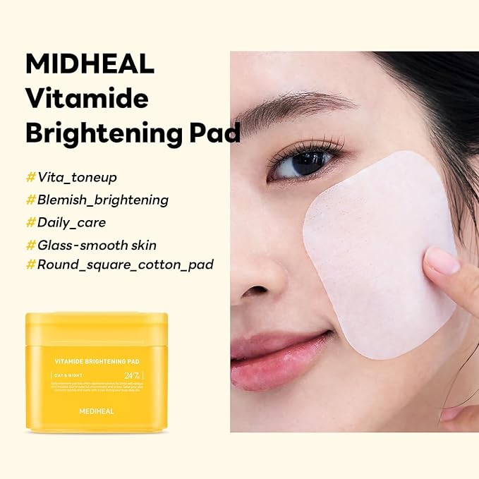 Mediheal Retinol Collagen Under Eye Patches & Vitamide Pad for Daily Skin Toning