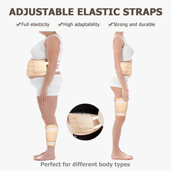 Castor Oil Pack, 8-Piece Reusable Organic Castor Oil Pack Kit, Suitable for Chest, Neck, Waist, Back, and Knees, Customizable Pressure Sticker Flexible Tape, Machine Washable