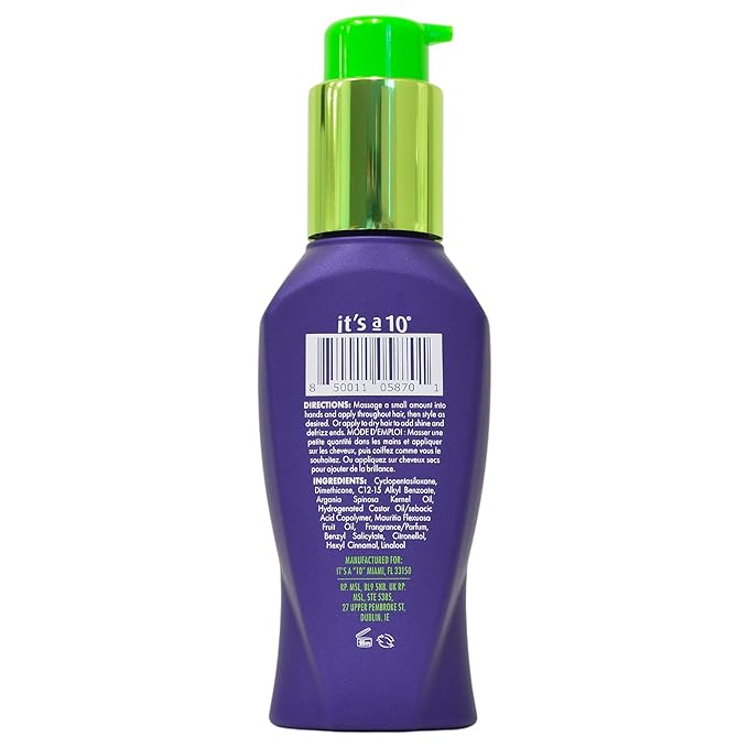 Miracle Styling Serum by Its A 10 for Unisex - 3 oz Serum