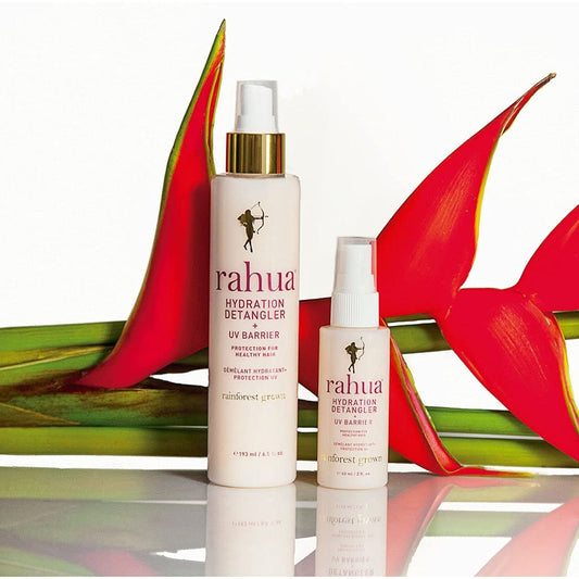 Rahua Hydration Detangler + UV Barrier, 2 Fl Oz, Moisturizing Formula Softens Hair, Smooths Frizz, Prevents Breakage and Damage, Creates Instantly Brushable Hair, Travel Size, TSA-Approved, Vegan