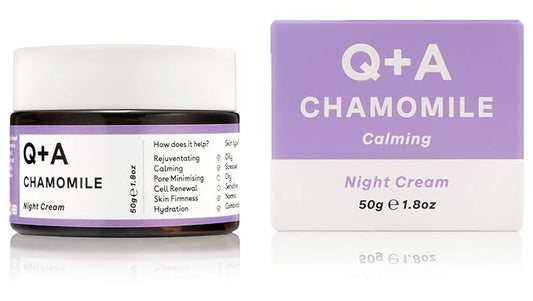 Chamomile Night Cream, a Super Soothing Moisturiser, works whilst you sleep for a hydrated and fresh complexion (1.8 Fl.Oz)