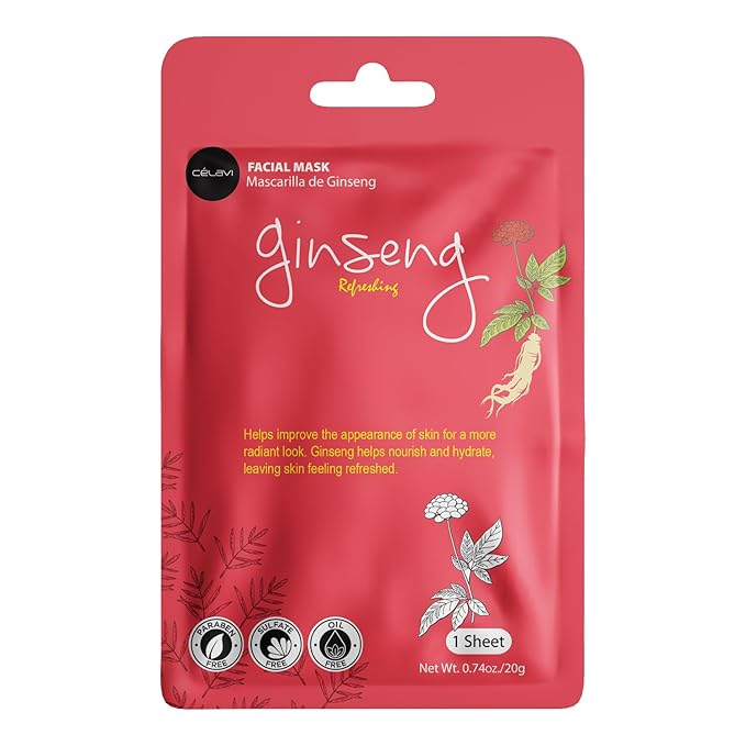 celavi Essence Facial Face Mask Paper Sheet Korea Skin Care Moisturizing 6 packs for each 6 flavors (New) K-Beauty Skincare 36 masks in a pack Made in Korea