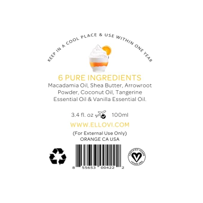 Creamsicle Lip & Body Butter Bundle | All-Natural, Vegan Skincare for Ultimate Hydration & Nourishment | Made with 6 Pure Ingredients | Ethically Sourced & Cruelty-Free